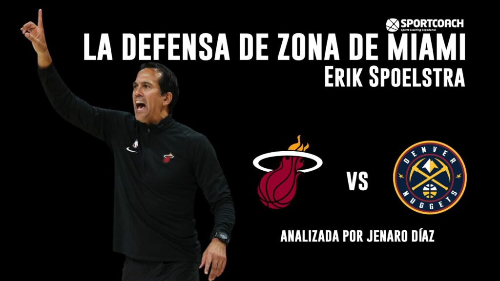 cómo es la defensa zonal de Miami Heat contra Denver Nuggets